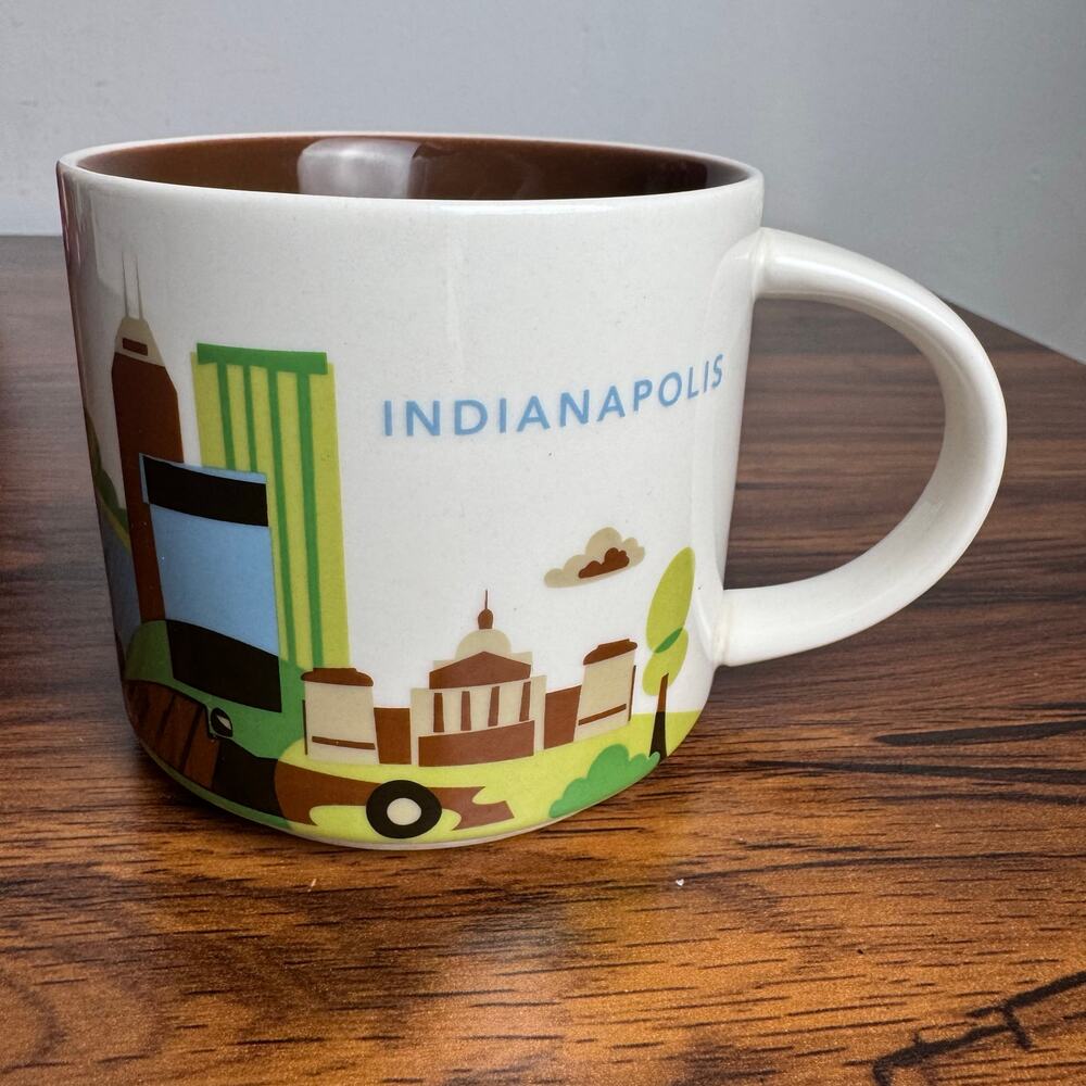 Starbucks Indianapolis You Are Here Collection Mug - 14oz Collectors Coffee MUG